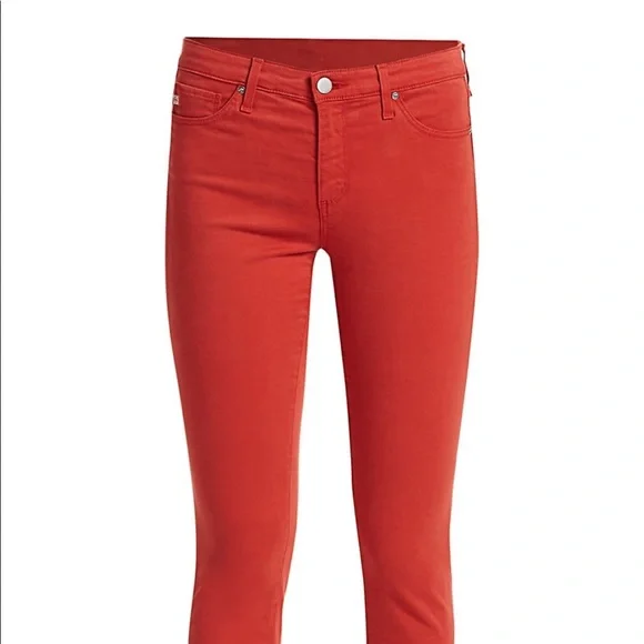 ag the stilt cigarette leg jeans Adriano Goldschmied Distressed + Guess Polkadot Pumps 29 in Front Rise AG The Stilt Cigarette Jeans